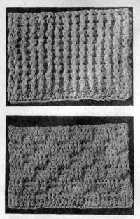 Patterns of crocheting
